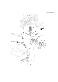 26698898-BAR, STABILIZER, FRONT