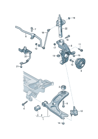 5QD407151D-Track control arm lh & rh