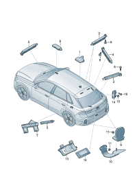 4N0035503E-Antenna assy-roof