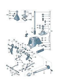 5X0711025A-Bearing-shift lever Porsche panamera: