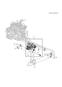 84930557-Bearing housing-p/s ctr drive shaft