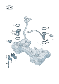 5QD919087F-FUEL PUMP COMPLETE-VW-BORA/005
