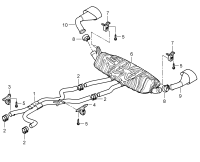 95511125171-Pipe-tail Porsche panamera: