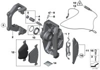 34116799870-BRAKE PAD SET/F20/F30