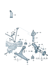 8N0407151D-Track control arm frt rh Add mark: