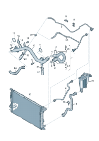 8R0121109J-WATER HOSE