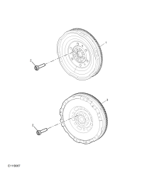 11004540-Flywheel assy-mass dual