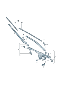 4GD955023-Wiper assy Motor, wiper