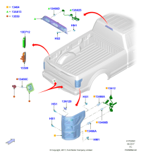 JL3Z13404G-lamp assy