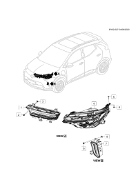 42778200-Stop lamp & turn signal lamp