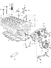 95510490110-Head, cylinder None: Camshaft, valve