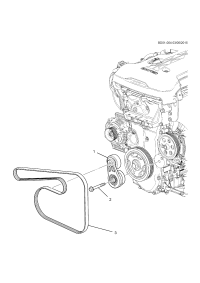 12638689-Tensioner, drv (12638689*12656315*25204318)