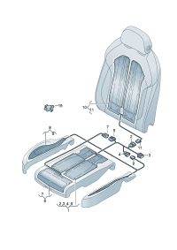 4K0963553-Sensor assy-pressure Seat clearance