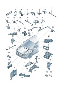 N10688101-Bracket, swivel For wave tube: For wiring:
