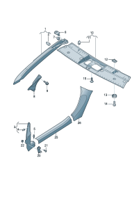 427857504A-Cover Speaker assy-tweeter