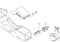 51168196967-Armrest, deposit box center