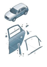 8R0839439G-Guide, window