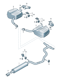 3QD253609B-Muffler assy-rr