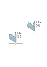 8R0075111A-Fender set, lh & Rh  And-unconnected: