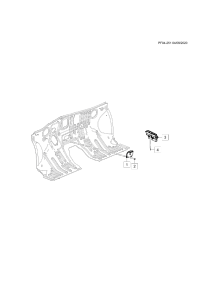 85109691-Button, electronic transmission shift control (for more details, see PF10-109-2)