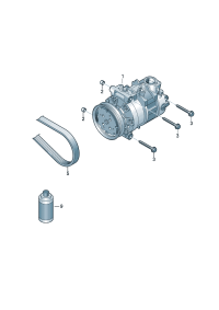180820803D-Compressor & a/c Clutch, magnet  Alternatives available