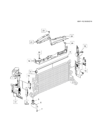 13356675-Seal, radiator air