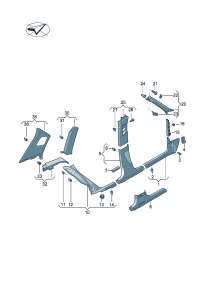8UD867271-Trim-a pillar