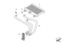 64116933922-PORSCHE CAYENNE OILCOOLER 2007