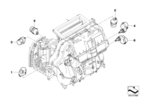 64116942994-Damper, servo motor defroster