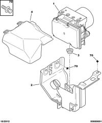4541CW-Brake control hydraulic unit