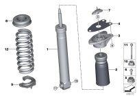 33522289537-SHOCK ABSORBER/REAR-3 E90/E91