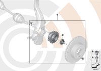 31222472827-Repair kit wheel bearing front