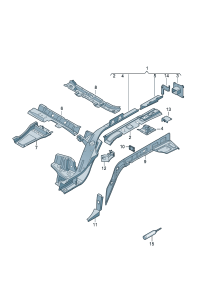 80A804473C-Plate, lock