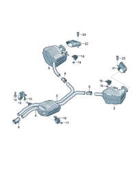 4GD253609H-Muffler assy-rr