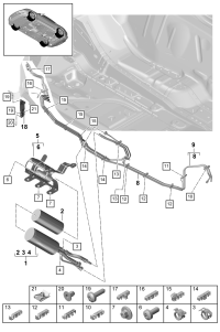971127400B-Filter-fuel Complete: Fuel pipe