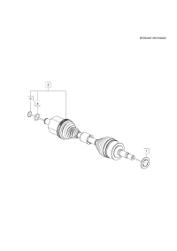 42764209-Shaft (incl 3, 4), drive