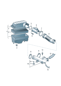 7M3129620-ELEMENT, AIR CLEANER ATK412