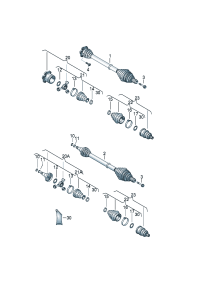7M0498203A-BELLOW KIT/AUDI A3-TT/SEAT