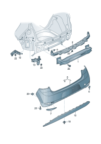 510807417L-Plate, bumper For parking steering assist mounting The car model of the unit  Cooperate as n