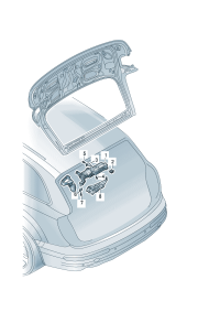 4L0827851E-Drive unit For back door lid Porsche panamera: Cooperate as needed: