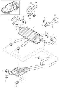95811191361-Muffler f D-MJ 2012