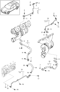 94610708764-Pipe, pressure M CUR 016 304 M CXZ 015 238