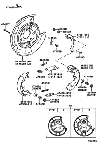 4650320010-PLATE SUB-ASSY, PARKING BRAKE, RH
