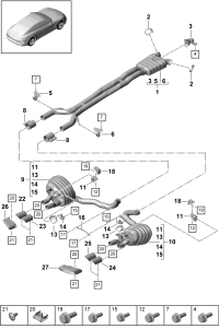 971253607KY-Muffler assy-rr