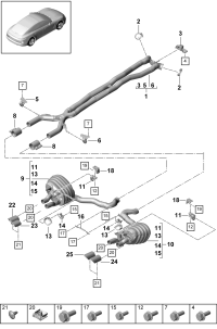 971253209FY-Muffler f Sport assy Deprecated parts