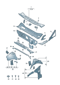 510804413-Wiper, r window Bracket