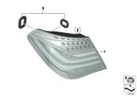 63217225239-Gasket, rear lamp