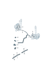 1ED614741B-Connector Tube, rr attachment