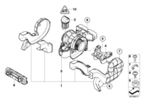 64119139196-Motor & housing assy-fan