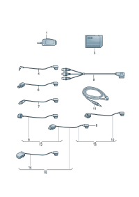 4F0051510AK-Adapter comp For car models equipped  Apply: